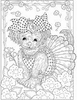 Coloring Pages Dover Dressed Farm Adult Pets Haven Creative Book Dog Doverpublications Animal Books Publications sketch template