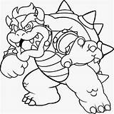 Coloring Bowser Pages Printable Print Popular Kids sketch template