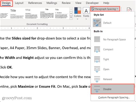 double space  microsoft word solveyourtech