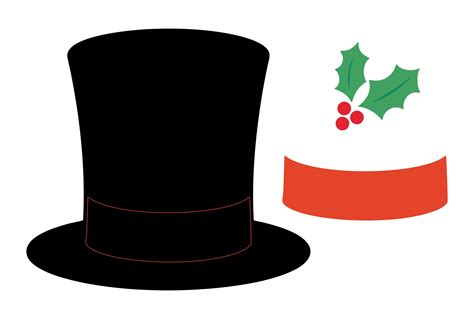 top hat printable pattern