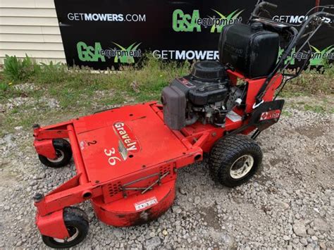 36in gravely belt drive commercial walk behind mower w 12 5 hp engine