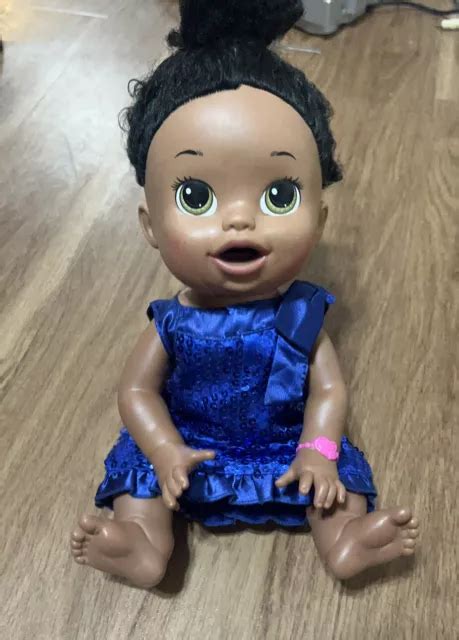 baby alive doll soft face interactive talks black hispanic ethnic hasbro   picclick
