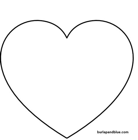 heart template clipart  large heart template clipart