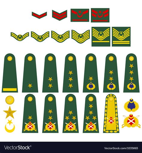 Turkish Army Insignia Royalty Free Vector Image