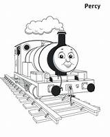 Thomas Coloring Friends Pages Train Percy Print Kids sketch template