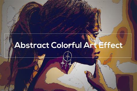 abstract colorful art effect unique photoshop add ons creative market