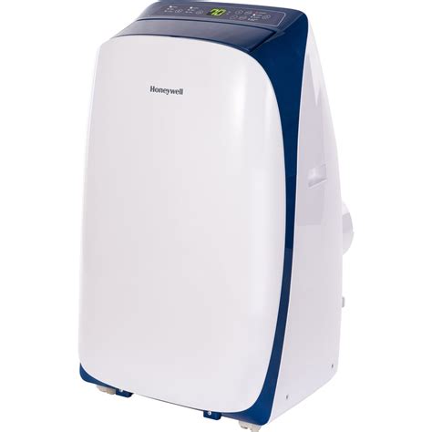 honeywell hlceswb portable air conditioner  btu cooling white blue