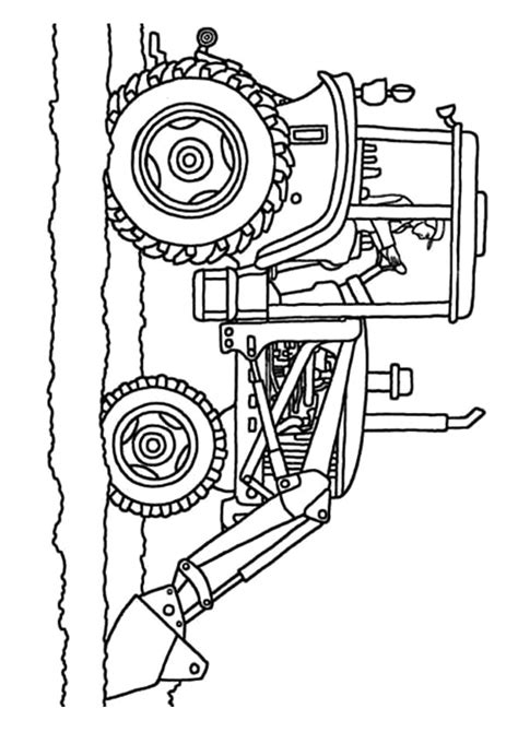 tractor coloring pages books    printable