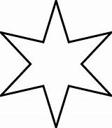Star Coloring sketch template