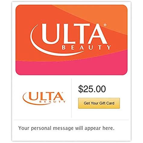 amazoncom ulta beauty  gift card gift cards beauty gift card