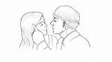 Gif Kissing Lips Kiss Animation Drawing Theodora Gift Made Drawn Getdrawings Animated Tags sketch template
