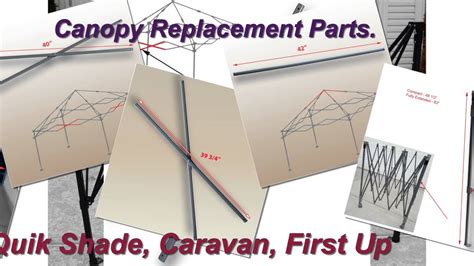 canopy repair replacement parts   fix  canopy youtube