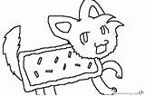 Cat Coloring Nyan Pages Cute Fan Drawing Printable Getdrawings Kids sketch template