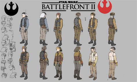 Star Wars Battlefront 2 Rebel Alliance Redesigns By