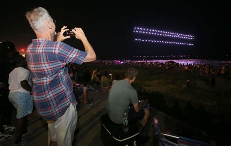 fourth  july drone light show local news  daily news