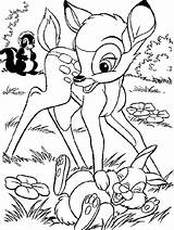 Bambi Jelonek Kolorowanki sketch template