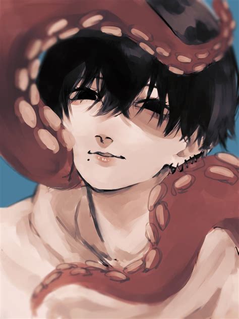 Yoshida Hirofumi And Octopus Devil Chainsaw Man Drawn By Bonjindaaa