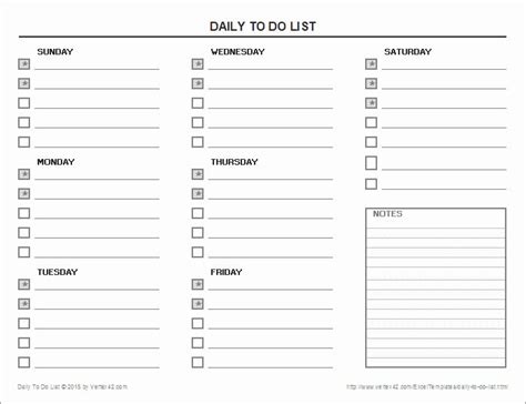 daily   list template   daily   list   list