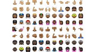 los emojis de todas las razas ya han llegado  apple