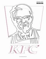 Coloring Kfc Logo Pages Fortnite Characters Fun sketch template