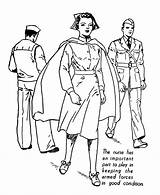 Bundeswehr Army Nurses Armee Ausmalbild Krankenschwester Coloringhome Veterans Q1 sketch template