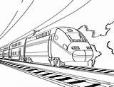 Train Maglev Drawing Coloring Getdrawings sketch template