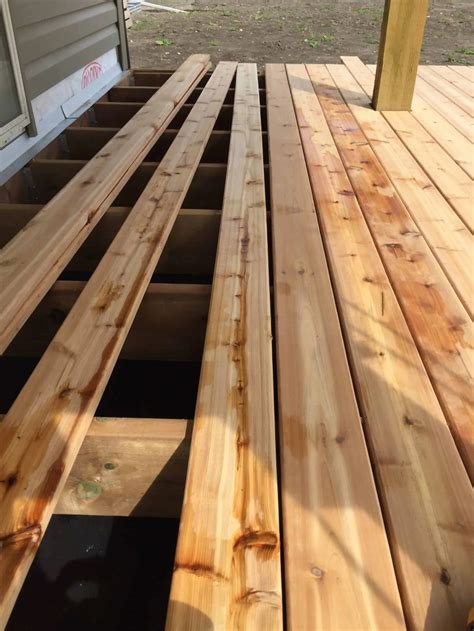 Spacing 5 4 Cedar Or Pressure Treated Decking Decks By E3