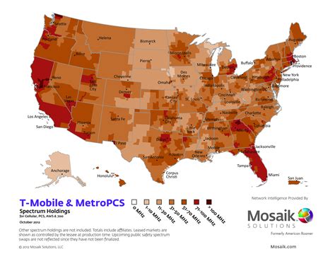 T Mobile Usa To Merge With Metropcs Metropcs Coverage Map Texas