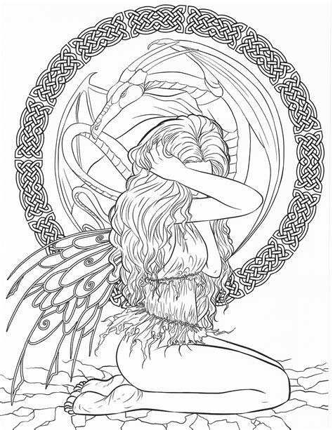 pin  simplyspoiled creations llc  coloring pages fairy coloring