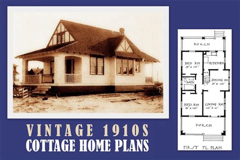 vintage cottage home plans   click americana