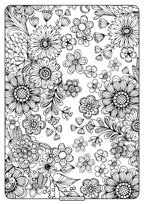 printable coloring book pages  adults