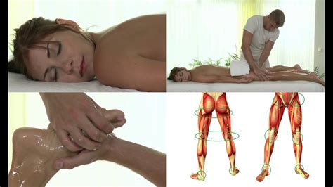 Legs And Foot Massage Techniques With Oil To Get Rid