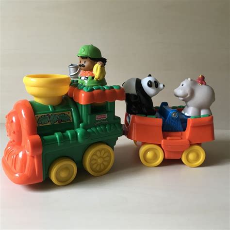 fisher price  people trein geluid doet het niet set