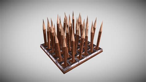 wooden spikes    model  davor mulalic atdavor
