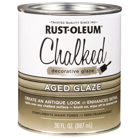 rust oleum  oz chalked aged glaze case     home depot