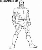 Colossus Draw Men Drawing Marvel Ayvazyan Stepan Tutorials Comics Posted sketch template