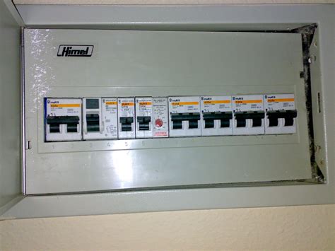 circuit breakers  mains panel