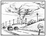 Disaster Drawing Tornado Cartoon Realistic Natural Management Drawings Sketch Drawn Getdrawings Paintingvalley Poster sketch template