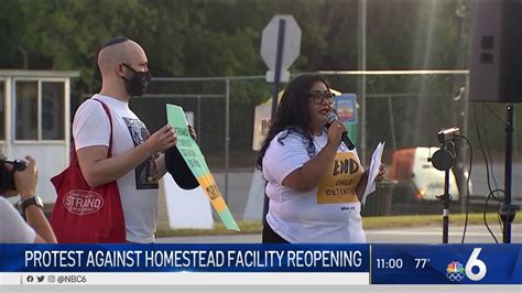 Protest Against Homestead Facility Reopening Nbc 6 South Florida