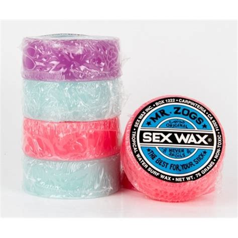 sex wax mixed 5 pack choose tempurature tropical