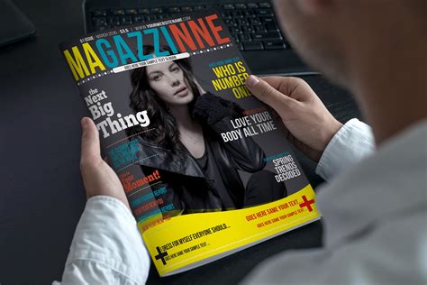 magazine cover template magazine templates creative market