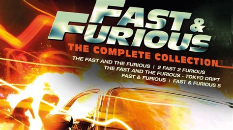 win a copy of fast and furious the complete collection films 1 5