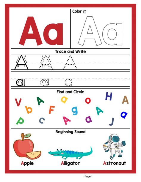 alphabet worksheet  books library