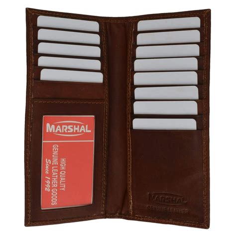 marshal wallet bifold checkbook wallet  credit card holder  id