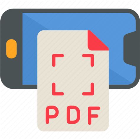 smartphone pdfmobile technologytechnologymobilephonescreenpdf documentpdf file icon