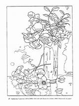 Coloring Pages Dover Flower Paintings Own Color Great Adult Books Colouring Sheets sketch template