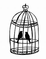 Cage Bird Coloring Pages Breeding Print Getcolorings Bir Printable Color Button Using sketch template