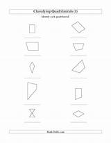 Quadrilaterals Classifying Worksheet Math Worksheets Worksheeto Via sketch template