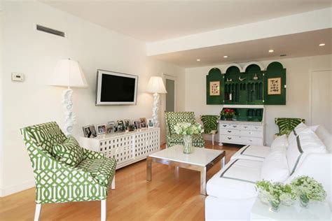 wonderful white  green living rooms home design lover