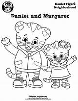Daniel Tiger Coloring Kids Pbs Neighborhood Pages Sheets Family Visit Birthday Colouring Halloween sketch template